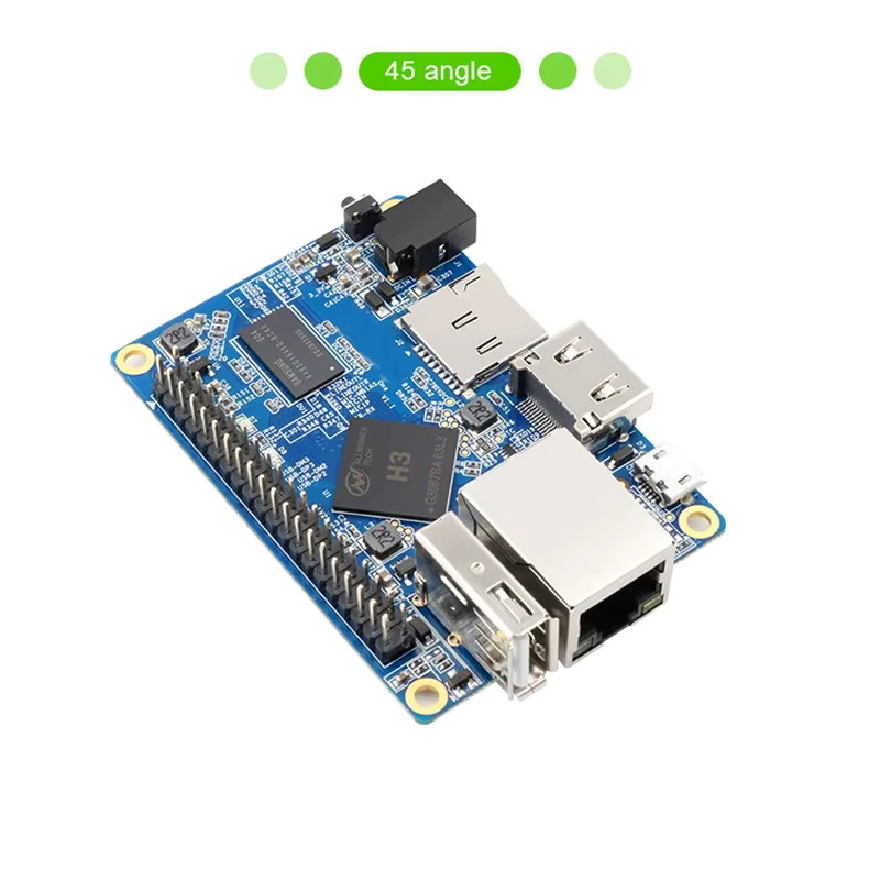 Orange Pi One H3 Mini-PC mit 1G RAM, Quad-Core Prozessor, unterstützt Ubuntu Linux und Android in Blau - Bild 2