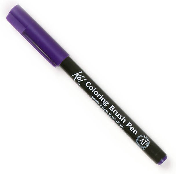 Sakura Koi Coloring Brush Pen in Purple - Bild 1