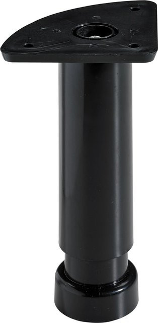 Hettich Sockelverstellfuß aus Kunststoff in Schwarz mit Ø 32 mm und einer Verstellhöhe von 130 - 180 mm - Bild 1