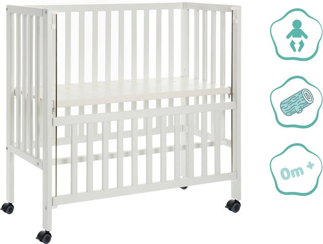 Fillikid Beistellbett Cocon Plus aus Buchenholz in Weiß - Bild 1