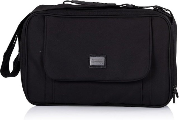 Chipolino Wickeltasche Universal mit Vordertasche und Schultergurt in Schwarz