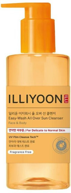 Illiyoon Easy Wash All Over Sun Cleanser, Reinigung für Gesicht & Körper, 200 ml - Bild 1