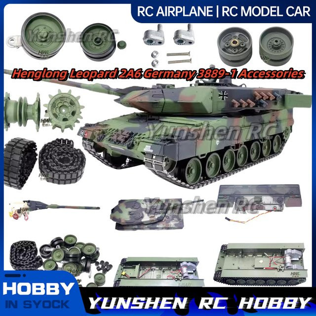 Henglong Leopard 2a6 Deutschland 3889-1, Zubehör, Fahrzeuge - Bild 1