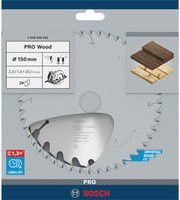Bosch Optiline Kreissägeblatt Wood für Handkreissägen, Durchmesser: 150 mm, Bohrung: 20/16 mm, Breite: 2,4 mm, 24 Zähne - Bild 2