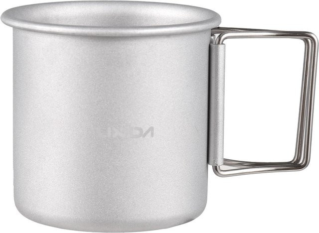 Lixada Reisebecher mit Henkel aus Aluminium in White, 250 ml - Bild 1