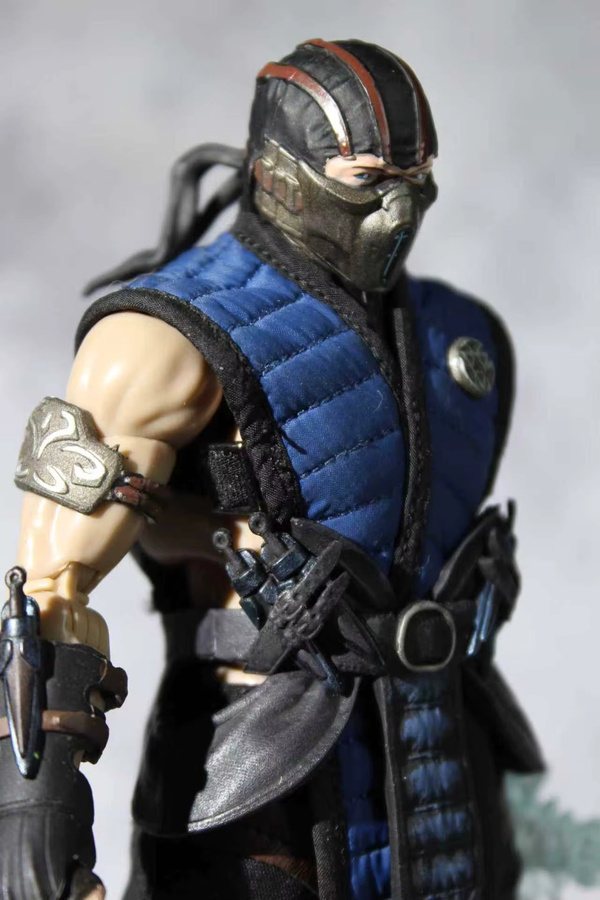 Bandai Mortal Kombat Sub-Zero Action Figur, Blau, Einzelfigur - Bild 3