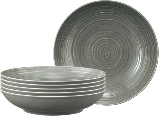 Seltmann Weiden Pastateller Terra Perlgrau 6er Set Durchmesser: 26 cm - Bild 1