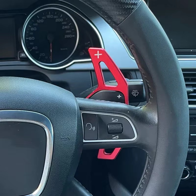 Aluminium Paddle Shifter Verlängerung für Audi A3 A4 A5 A6 A8 Q5 R8 S3 S6 TTS DSG Automatik - Bild 3