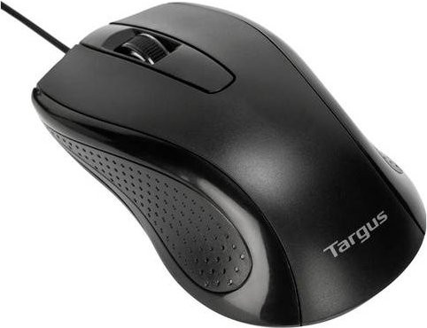 Targus AMU81AMGL Optische USB-A Maus in Schwarz mit 3 Tasten - Bild 1