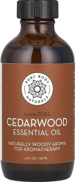Pure Body Naturals Ätherisches Öl Zedernholz, 118 ml, Unisex - Bild 1
