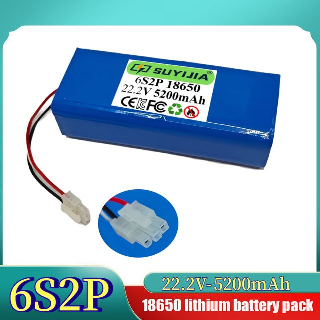 SUYIJIA 6S2P Li-Ionen-Akku 22,2 V 5200 mAh in Blau mit BMS-Schutz für RC-Drohnen und Roboter - Bild 1