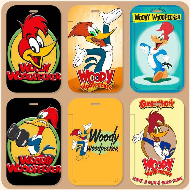Schlüsselband-Kartenhalter Cartoon Woody Woodpecker - Bild 1