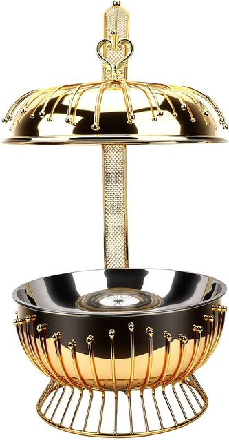 Aimo Warmhalteschale aus Edelstahl mit hängendem Deckel in Gold, 8 l Kapazität - Bild 1