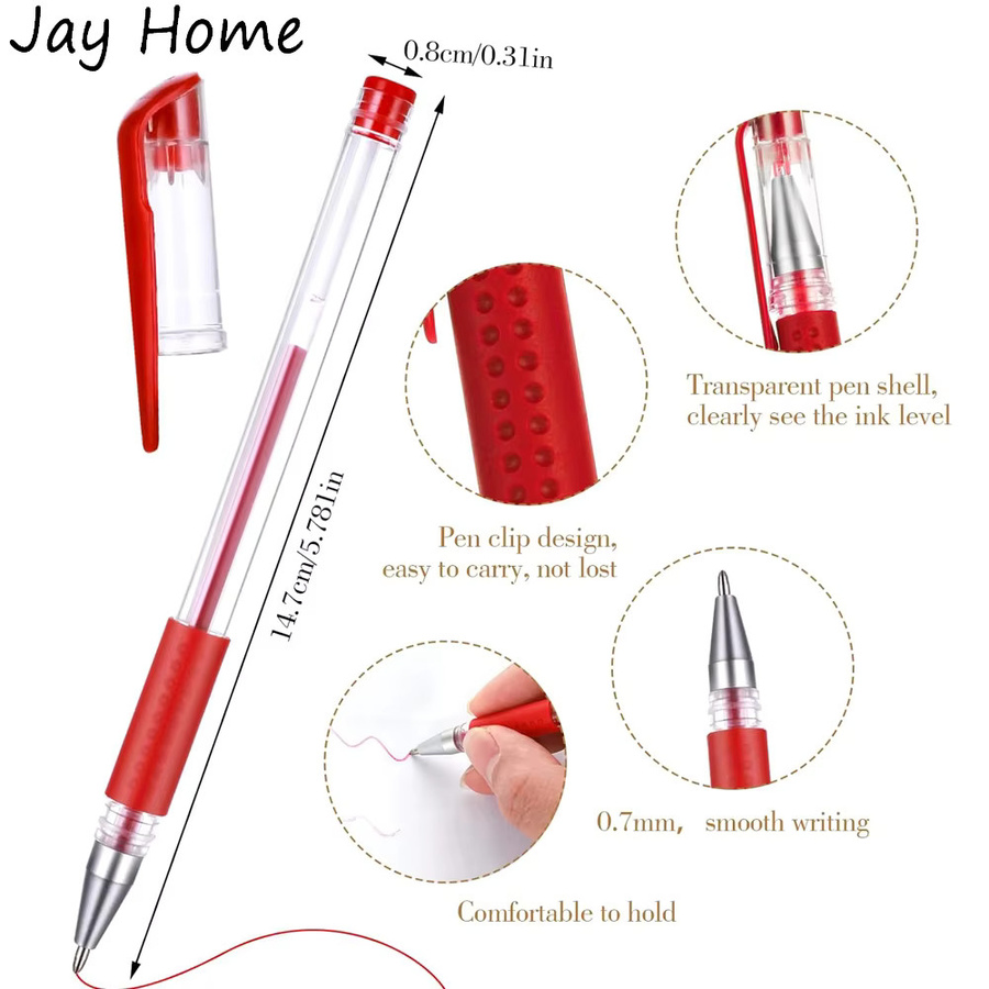 JAY HOME Stoffmarker Set mit 4 wärmelöschbaren Stiften und 20 Minen in Mehrfarbig für Nähen und Textilien - Bild 1