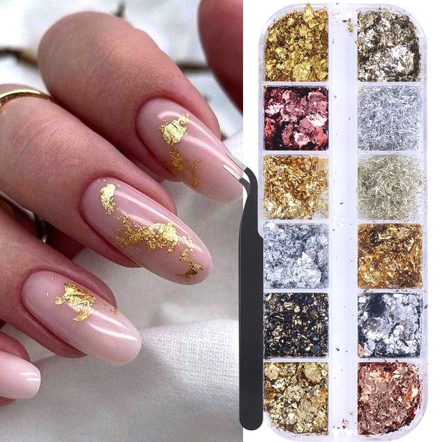 Sweet Trend Nagelkunst Dekoration, Gold, Metallic - Bild 1