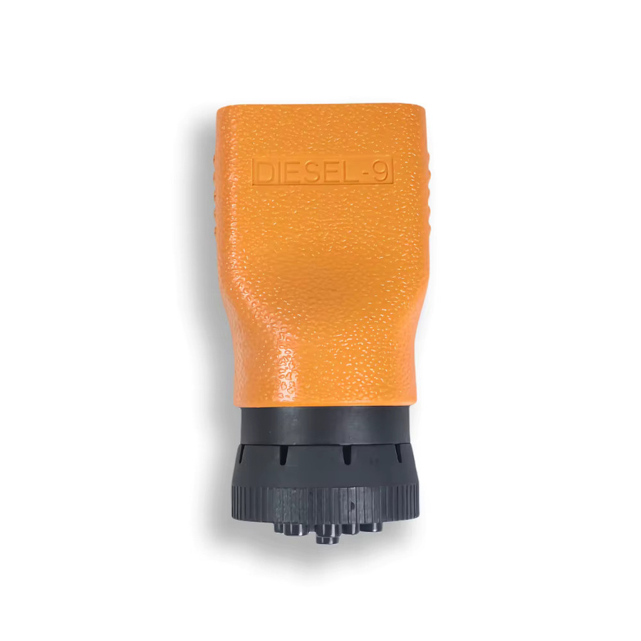 DHCCREATE OBD2-Kabeladapter für schwere LKW mit 9-poligem Diesel-Steckverbinder in Orange - Bild 2
