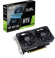 Asus GeForce RTX 3050 DUAL OC V2 Grafikkarte in Schwarz mit DisplayPort und HDMI - Bild 1