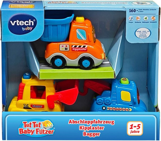 Vtech Tut Tut Baby Flitzer Baustellenfahrzeuge 3er Set - Bild 2