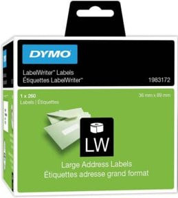 Dymo LabelWriter Adressetiketten Weiß, Papier, B: 8,9 cm, H: 3,6 cm - Bild 2