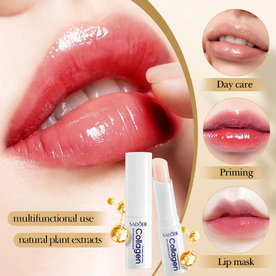 Lippenstift mit Kollagen, Lippenbalsam, glänzend - Bild 2