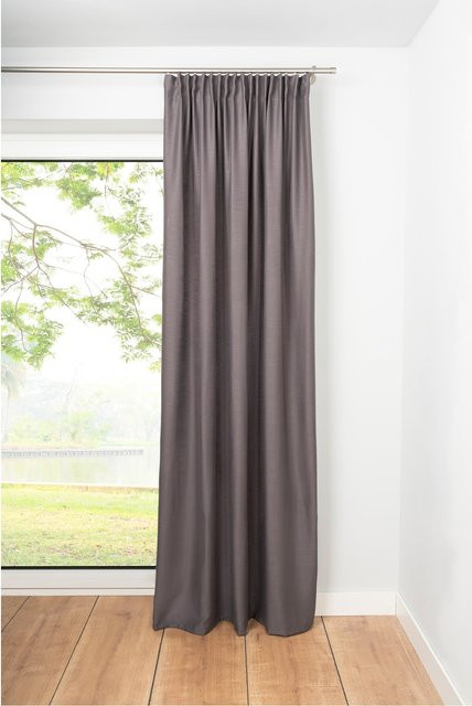 Ondeco Schlaufenschal Balance Blickdichter Vorhang Grau B: 135 cm, H: 245 cm - Bild 1