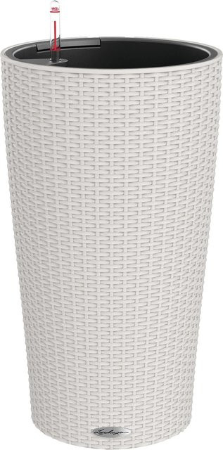 Lechuza Pflanzsäule Cilindro Cottage Lichtgrau mit Erdbewässerungssystem Durchmesser: 32 cm - Bild 1