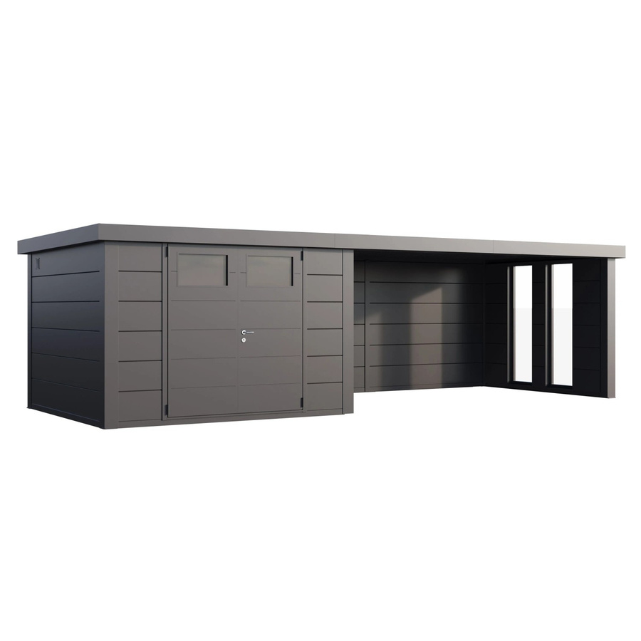 Telluria Gerätehaus Classico Lounge XL Rechts mit Fenster, Farbe: Anthrazit, B/T/H: 792 x 298 cm - Bild 2