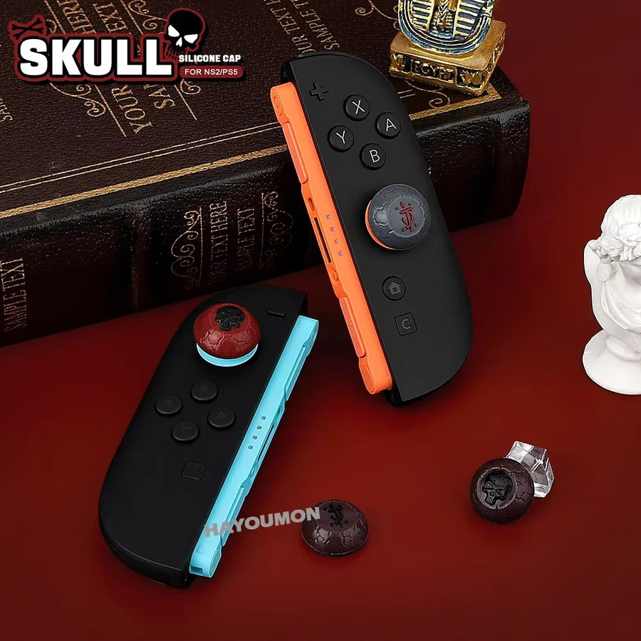 HeroAngel Silikon Daumengriffkappen für Nintendo Switch, PlayStation 5, PlayStation 4 Slim und Xbox Series X/S als Thumbstick Grip Cap Abdeckung - Bild 3