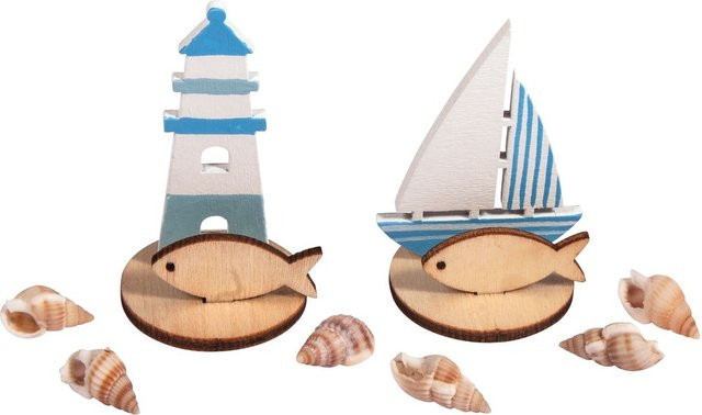 Holz-Steckmotiv Maritim von Rayher aus Sperrholz - Bild 1