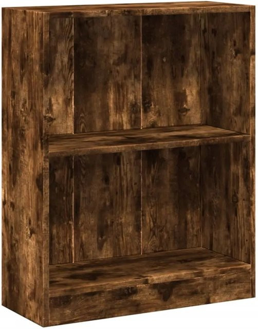 vidaXL Bücherregal in Räuchereiche, braun, B/T/H: 60 x 24 x 74,5 cm - Bild 1