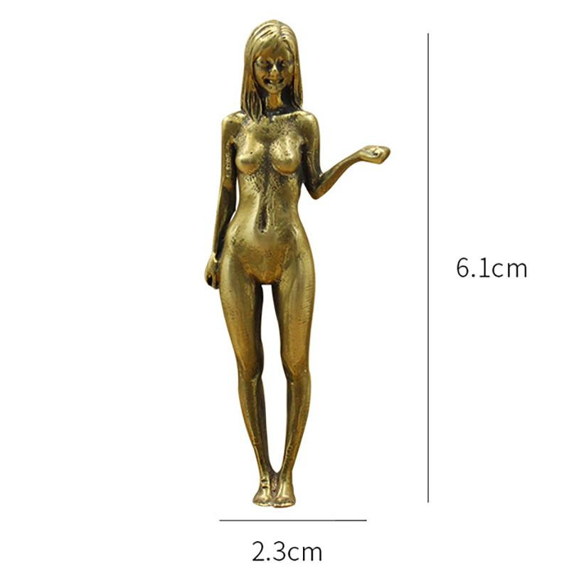 Guipi Antike Messing Statue Goldene Hand als Desktop Ornament und Kunstdeko - Bild 2