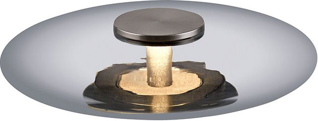 Paul Neuhaus Pure Vitrum 4080 LED-Tischleuchte in Platin mit Smokey-Glas - Bild 1