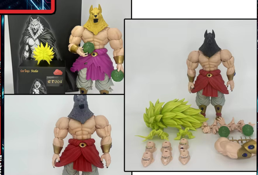 Bandai Dragon Ball Broly Super Saiyan Actionfigur, ab 14 Jahren - Bild 4