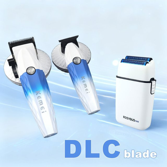 Kemei Haarschneidemaschinen-Set für Herren, Blau - Bild 1