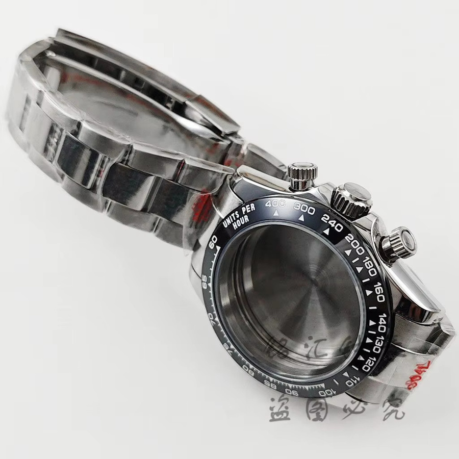 LIYAN Armbanduhr Edelstahl, Schwarze Keramik-Lünette, 40 mm, Herren - Bild 2