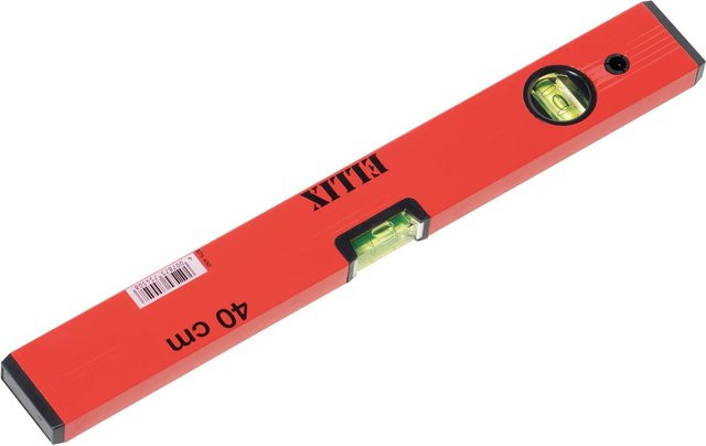 Ellix Wasserwaage aus Aluminium in Rot, Länge: 40 cm - Bild 1