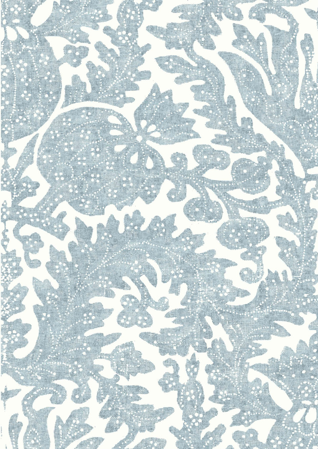 Lewis & Wood Tapete Pomegranate Fresco in Sky Blue mit floralem Botanical-Design - Bild 1