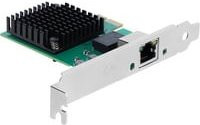Delock PCI Express x1 LAN-Adapter mit 1x RJ45 10 Gigabit Ethernet in Schwarz - Bild 1