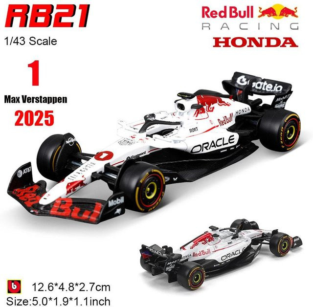 Bburago Red Bull F1, Druckgussmodell, 1:43, ab 4 Jahren - Bild 1