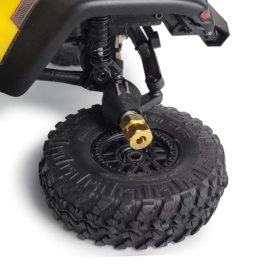 AXSPEED Sechskant verlängerte Adapter, Messing, 1:24, Zubehör - Bild 3