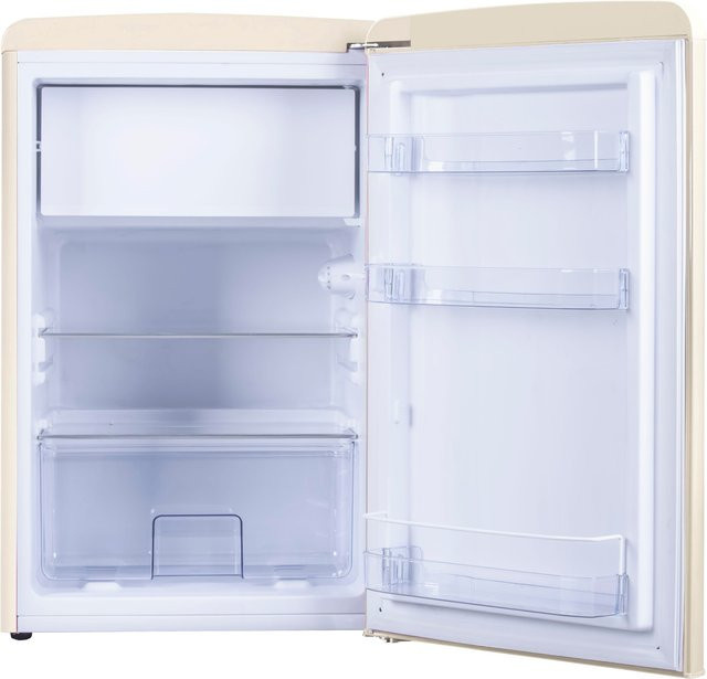 Amica Kühlschrank mit Gefrierfach KS 15615 B in Weiß, H x B x T: 130 x 55 x 55 cm - Bild 1