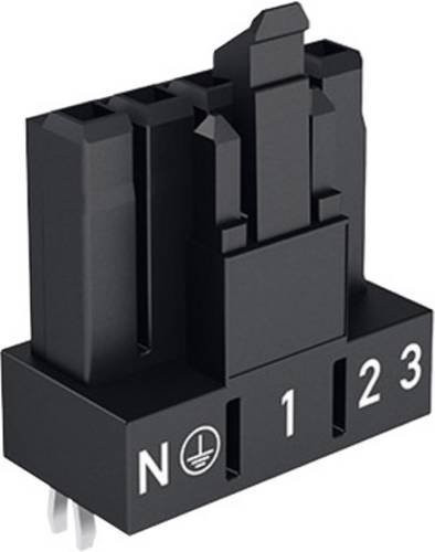 WAGO 890-845 WINSTA MINI Netz-Steckverbinder Buchse, Einbau vertikal, 5-polig, 16A, Grau, 100 Stück - Bild 1