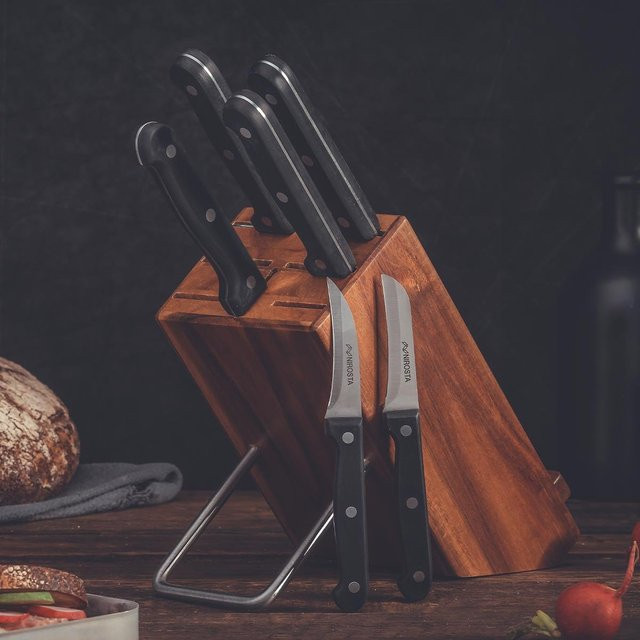 Nirosta Messerblock-Set Mega, 7-teilig - Bild 1