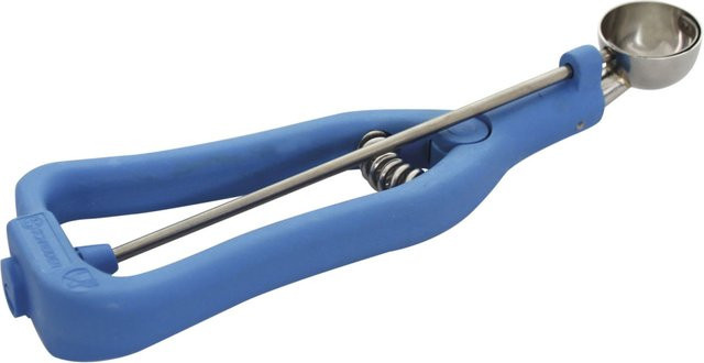 Schneider Eisportionierer aus Edelstahl und Kunststoff in Blau/Silber, L: 22,5 cm, B: 7,0 cm, Ø: 3,9 cm - Bild 1