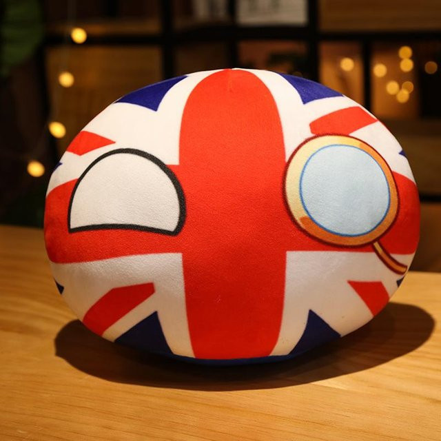 Polandball Kissen, Plüschtier, 40cm, ab 14 Jahren - Bild 1