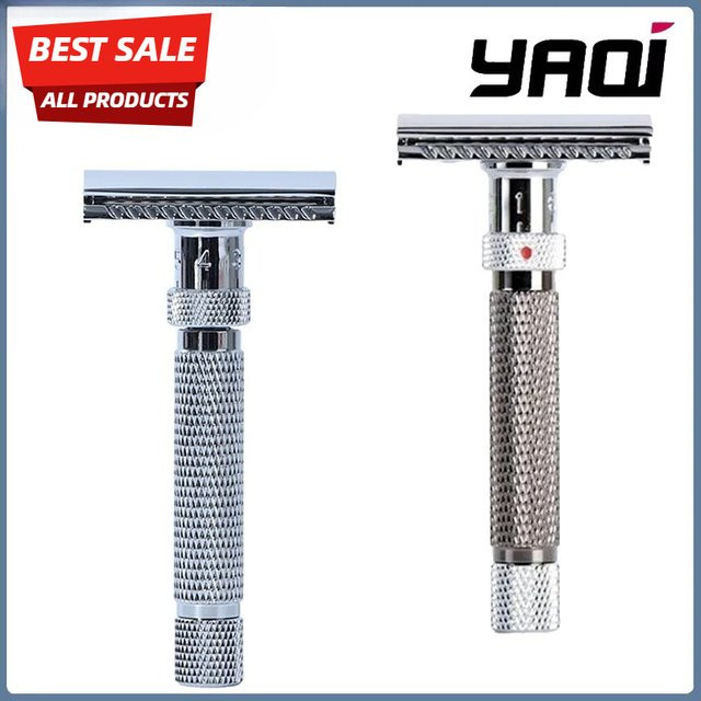 Yaqi The Final Cut Sicherheitsrasierer, Herren, Chrom - Bild 1