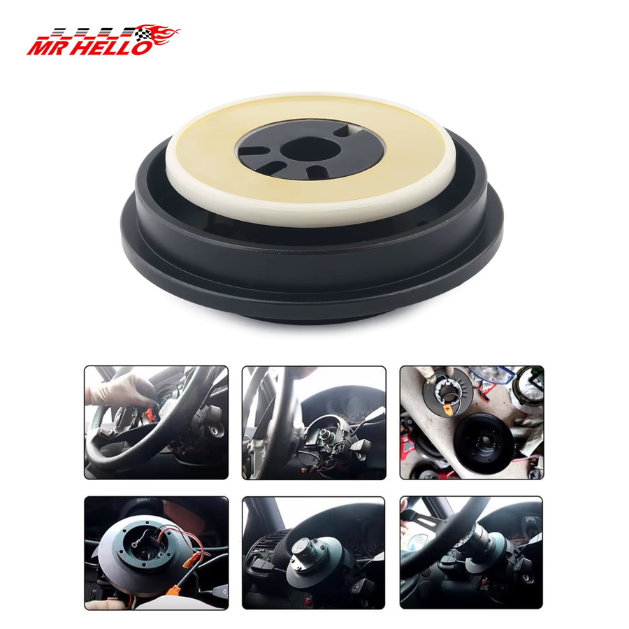 mrhello Lenkrad-Kurznaben-Adapter-Set in Schwarz, 6-Loch, passend für Toyota Land Cruiser, Supra, Celica, IS350, IS250, IS300, GS300, 350, 400, 430 - Bild 3