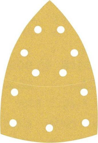 Bosch Schleifpapier für Multischleifer Körnung 180, 50 Stück, Farbe Gelb, B: 10,2 cm x L: 9,3 cm x H: 10,2 cm - Bild 1