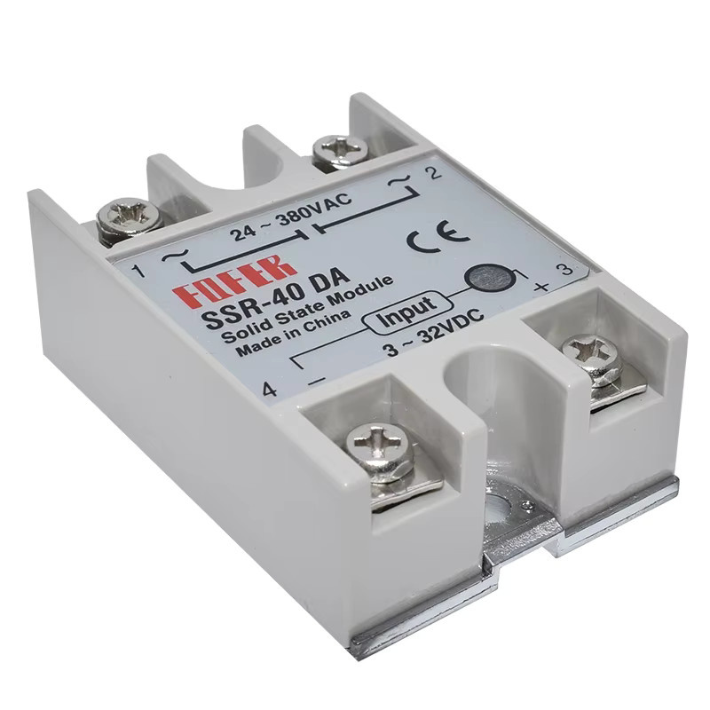 AITEXM SSR-40 DA Halbleiterrelais DC zu AC Modul für Temperaturregler, 40A, 24V-380V, 250V - Bild 2
