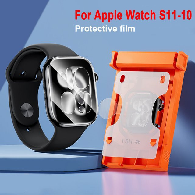 Keramik-Displayschutzfolie für Apple Watch Modelle 38 mm bis 49 mm, transparent - Bild 1